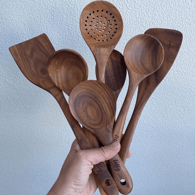 Teak Wooden Utensil Set